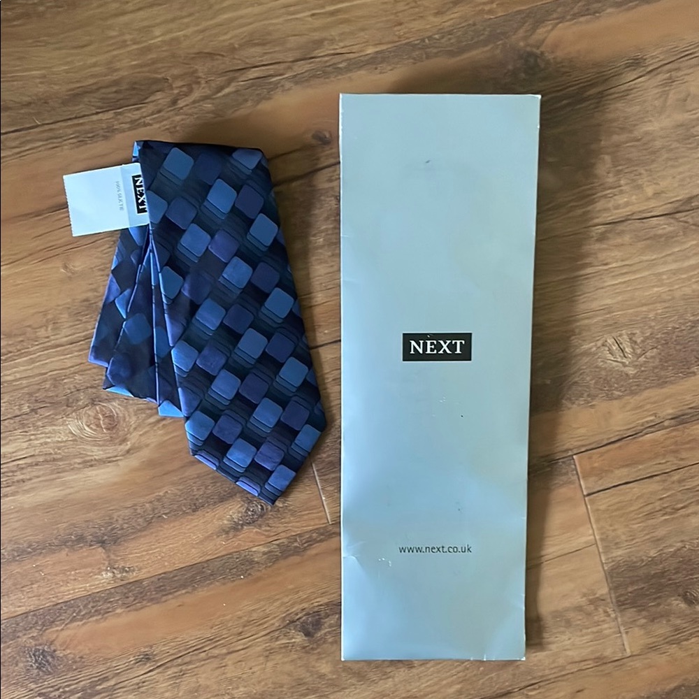 NEXT Blue patterned Tie